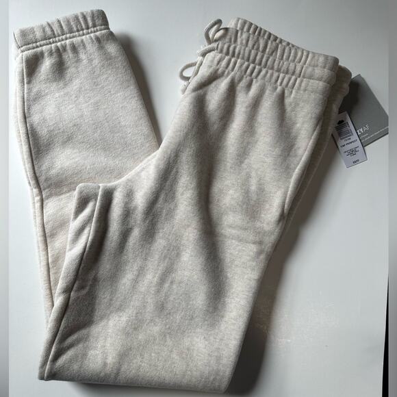 Aritiza Perfect Fleece Sweatpants size XS Heather Oatmeal Tna CozyAF - Picture 4 of 9